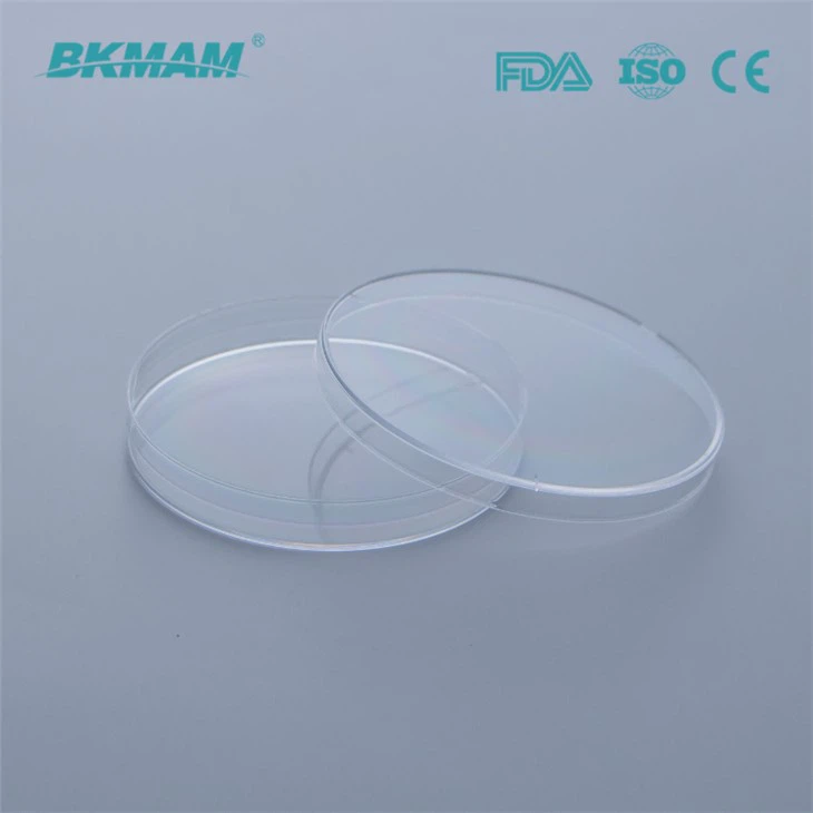 90mm/100mm/120mm/150mm High Transparent PS Sterile Petri Dishes