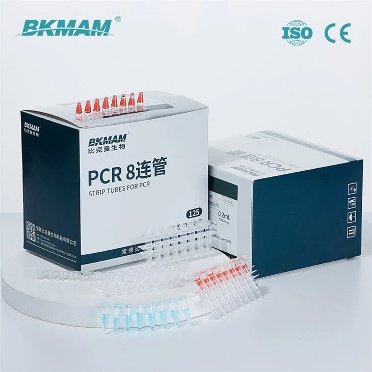 sterile plastic strip tube