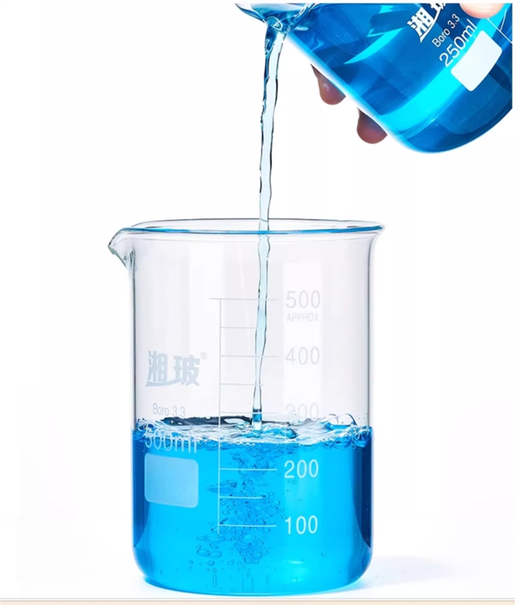 Laboratory Borosilicate Glassware Beaker With Spout Low Form Glass